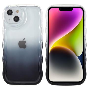 Wavy Edge Gradient iPhone 14 Plus TPU Hoesje