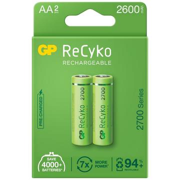 GP ReCyko 2700 Oplaadbare AA Batterijen 2600mAh