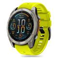 Garmin Fenix 5/6/6 Pro/7/8/E Tech-Protect Siliconen Lijnband - 47mm - Limoen