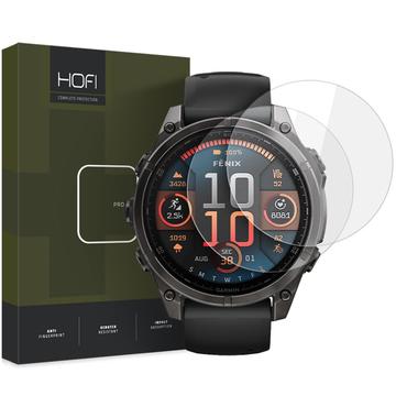 Garmin Fenix 8 Hofi Premium Pro+ Glazen Screenprotector - 47mm - 2 Stu.