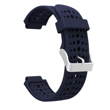 Garmin Forerunner 220/230/235/620/630/735 Soft Siliconen Band - Donkerblauw