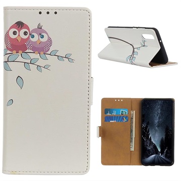 Glam Series Sony Xperia 5 II Portemonnee Hoesje - Uilen