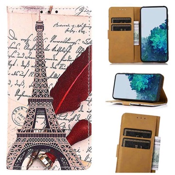 Glam Series Sony Xperia 10 IV Portemonnee Hoesje - Eiffeltoren