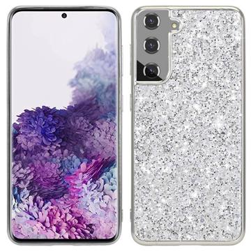 Glitter Series Samsung Galaxy S23+ 5G Hybrid Case - Zilver