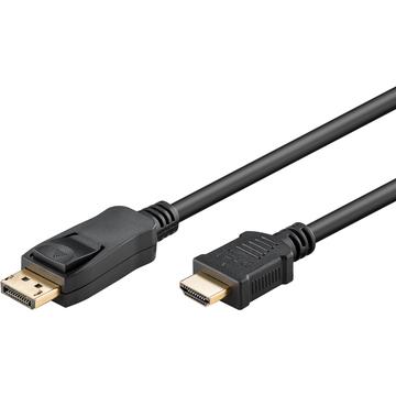 Goobay DisplayPort naar HDMI kabel - UHD, 4K @ 60 Hz - 1m