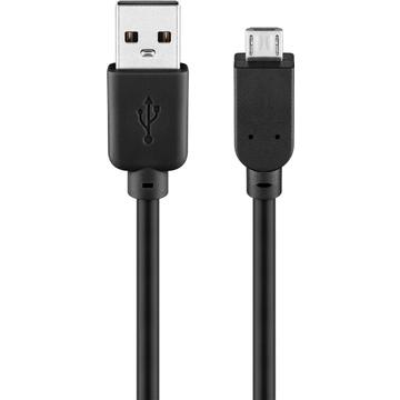 Goobay Micro USB-kabel - 5m - Zwart