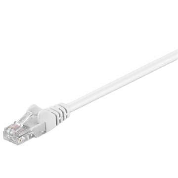 Goobay RJ45 U/UTP CAT 5e Netwerkkabel - 10m - Wit