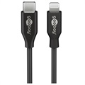 Goobay USB-C / Lightning Gegevens en Laadkabel - 2m - Wit