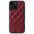 Good Luck Rhombic Grid iPhone 14 Plus Hybrid Case