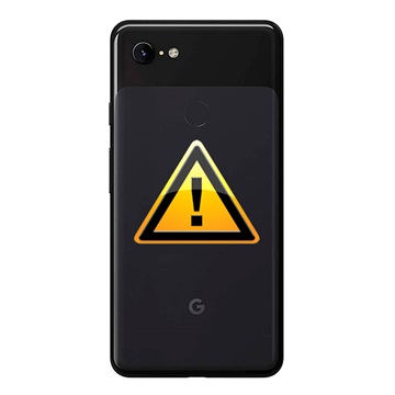 Google Pixel 3 XL Batterij Cover Reparatie - Zwart