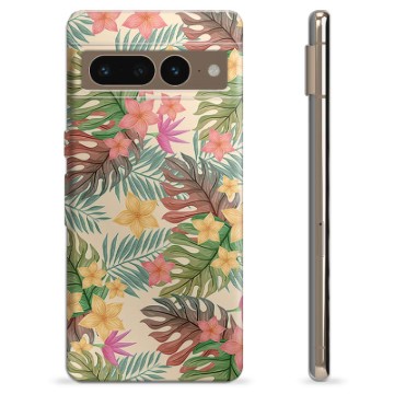 Google Pixel 7 Pro TPU-hoesje - Roze Bloemen