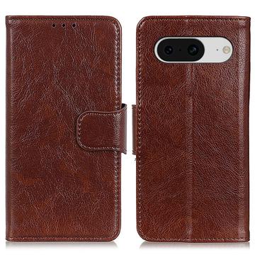 Google Pixel 8 Elegant Series Portemonnee Hoesje - Bruin