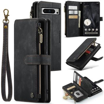 Caseme C30 Multifunctionele Google Pixel 8 Pro Portemonnee Hoesje - Zwart