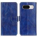 Google Pixel 8a Portemonnee Hoesje met Magneetsluiting - Blauw