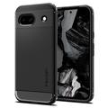 Google Pixel 8a Spigen Rugged Armor TPU Hoesje - Zwart