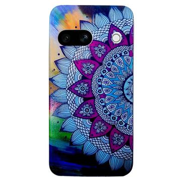 Google Pixel 8a Stijlvolle Ultradunne TPU Hoesje - Mandala-bloem