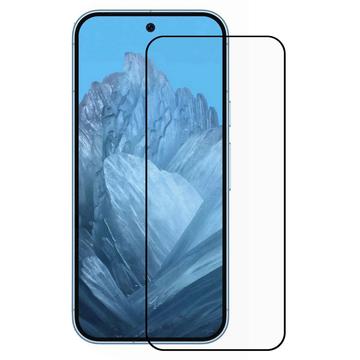 Google Pixel 9 Pro XL Full Cover Glazen Screenprotector - Zwarte Rand