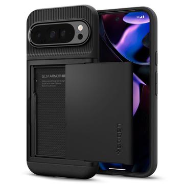 Google Pixel 9 Pro XL Spigen Slim Armor CS Hoesje - Zwart