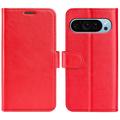 Google Pixel 9/9 Pro Portemonnee Hoesje met Magneetsluiting - Rood