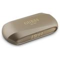 Guess Elongated Metallic Printed Logo Draadloze hoofdtelefoon met oplaadcase - Goud