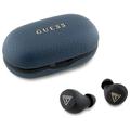 Guess Grained Classic Logo True Wireless Oortelefoon - Blauw