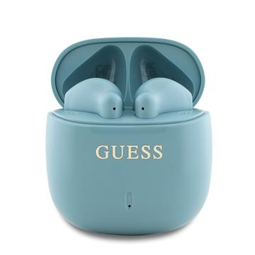 Guess Printed Classic Logo TWS Draadloze Oortelefoon - Turquoise