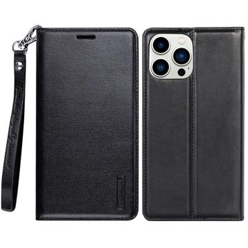 Hanman Minor iPhone 14 Pro Wallet Case - Zwart