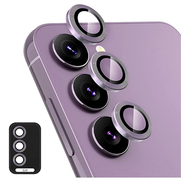 Samsung Galaxy S24 Hat Prince Camera Lens Glazen Protector - Paars