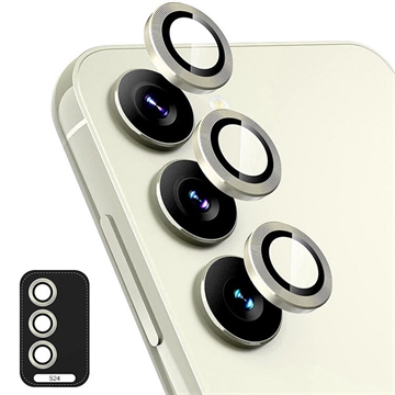 Samsung Galaxy S24 Hat Prince Camera Lens Glazen Protector - Geel