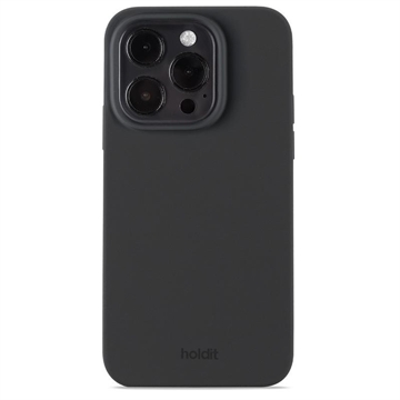 iPhone 15 Pro Max Holdit Silicone Case - Zwart