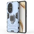 Honor 200 Pro Hybride Hoesje met Ring Houder - Blauw