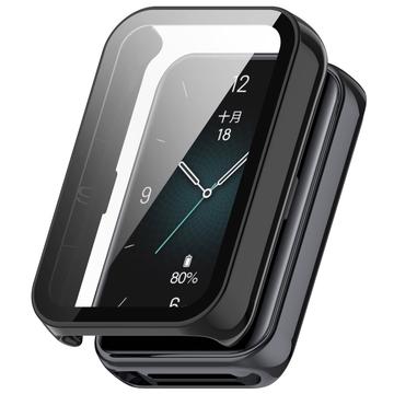 Honor Band 9 Plastic Hoesje met Glazen Screenprotector - Zwart