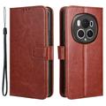 Honor Magic6 Pro Portemonnee Hoesje met Magneetsluiting - Bruin