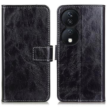 Honor X7b/90 Smart Portemonnee Hoesje met Magneetsluiting - Zwart