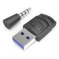 Honson HS-PS5101 Hoofdtelefoon Bluetooth/3.5mm Audioadapter - Sony PS5/PS4/PC - Zwart