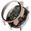 Huawei Watch GT 4 Plastic Hoesje met Glazen Screenprotector - 41mm - Rose Gold