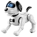 JJRC R19 Smart Robot Dog with Remote Control for Kids (Open Box - Bulk Satisfactory) - White / Black