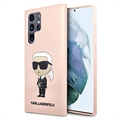 Karl Lagerfeld Ikonik Samsung Galaxy S23 Ultra 5G Siliconen Hoesje