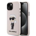 iPhone 15 Karl Lagerfeld Ikonik Siliconen Hoesje