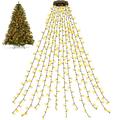 LED-lichtketting voor kerstboom met ring - 400 LED, EU-stekker, 3m - Warm wit