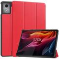 Lenovo Tab K11 Plus Tri-Fold Series Smart Folio Case - Rood