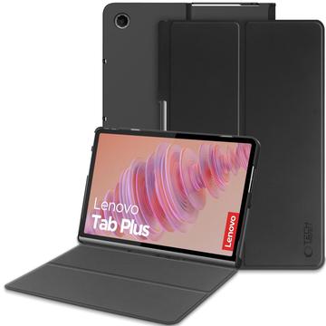 Lenovo Tab Plus Tech-Protect SmartCase Folio Hoesje - Zwart