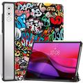 Lenovo Yoga Tab Plus Tri-Fold Series Smart Folio Hoesje - Graffiti