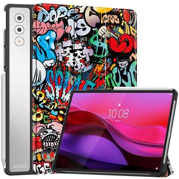 Lenovo Yoga Tab Plus Tri-Fold Series Smart Folio Hoesje - Graffiti