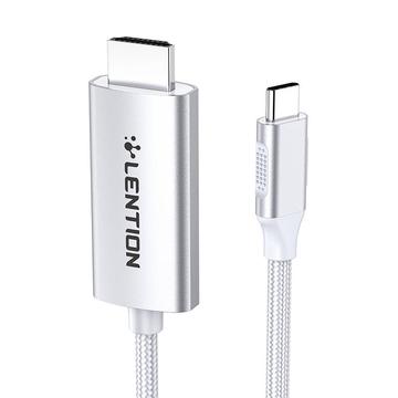 Lention CU707 USB-C naar HDMI 2.0 kabel 4K60Hz/1Gbps - 3m