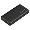 Lippa 20000mAh Power Bank met 2x USB-A poorten (Geopende verpakking - Bulkverpakking) - Zwart