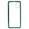 Samsung Galaxy A51 Magnetisch Cover met Gehard Glas