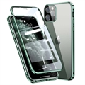 iPhone 11 Pro Magnetisch Hoesje met Gehard Glas - Groen