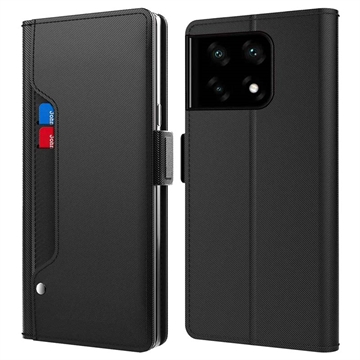 Make-up Spiegel OnePlus 10 Pro Flip Hoesje - Zwart