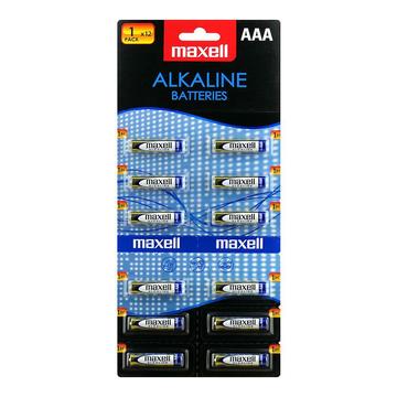 Maxell LR03/AAA batterijen - 12 stuks.